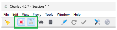 The toolbar